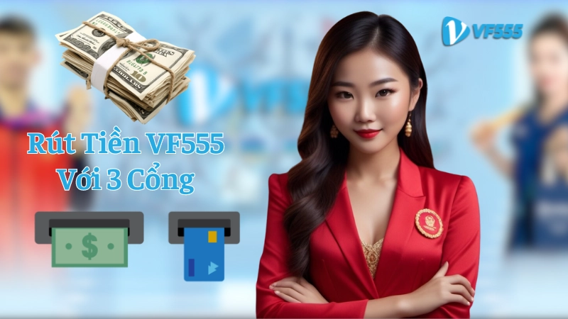 3 cổng rút tiền VF555 nhanh chóng