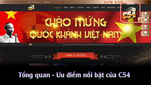 Những ưu điểm nổi bật của nhà cái C54